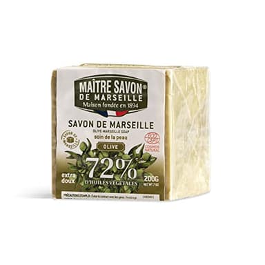 Maître Savon de Marseille, Hautpflege, Olivenölseife 200g, COSMOS zertifiziert