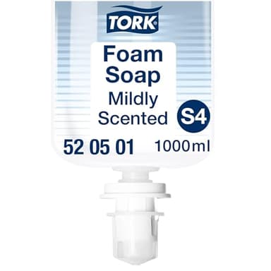 Tork Mild Duftende Hand Schaumseife S4, reduziert Verbrauch, 1 x 1000 ml, 520501
