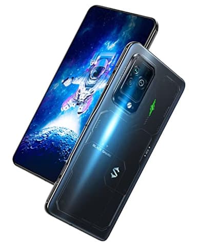 Black Shark 5 Pro [5G] Gaming Smartphone 8+128GB, 144Hz E-Sports Anzeige 6,67”, Snapdragon 8 Gen 1, 108MP Cámara, Akku 4650mAh, LPDDR5+UFS3.1 (Global Version) (Stellarschwarz)