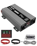 DATOUBOSS Wechselrichter 12v auf 230v Reiner Sinus 2000w, Spannungswandler 12v 230v 2000w mit AC Steckdose und 3A USB Anschluss für Haus, Wohnmobil, LKW, Off-Grid Solarstrom Inverter (SAK-12V2000W)