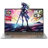 ACEMAGIC Gaming Laptop 16.1 Inch FHD Display,AMD Ryzen 7 5825U,16 Thread,4.5 GHz,16GB DDR4 512GB SSD M.2,Metallgehäuse Computer,WiFi 6, BT5.2, HDMI, Typ C,hohe Leistung