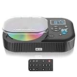 MONODEAL NEU 2025 CD Player Tragbar, CD Player Bluetooth mit Radio FM, Wiederaufladbar Tragbarer CD Player mit Lautsprecher, Discman CD Player, Unterstützung AUX/USB