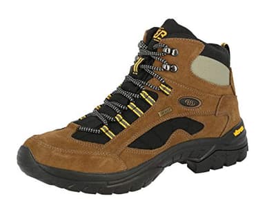 Brütting Unisex Chimney Rock Trekking-& Wanderstiefel, Braun Schwarz Gelb, 39 EU