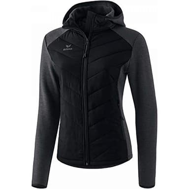 Erima Damen Steppjacke Function (2061907), schwarz, 42