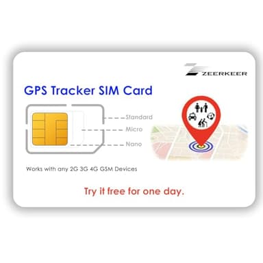 SIM Karte für GPS Tracker, SIM-Karte für Winnes Tkmars mit weltweiter Abdeckung und Multinetz 4G LTE/3G/2G/GSM, ab 4€/Monat