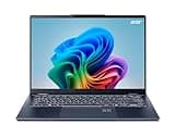 Acer Swift 14 AI (SF14-51-58TU) Copilot+ PC, AI Notebook 40 Tops - 14" WQ2.8K OLED Display, Intel Core Ultra 5 226V, 16 GB RAM, 512GB SSD, Intel Arc Grafik 130V, Windows 11, QWERTZ Tastatur, blau
