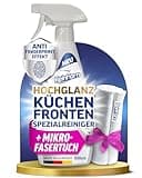 REINHORN Fettlöser für Küchen - Spezial Reiniger für Hochglanz Küchenfronten spart viel Zeit durch anschließende Versiegelung der Küchenfront - Entfetter für Küche - Küchenfronten Reiniger