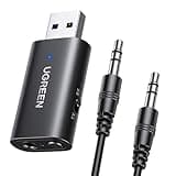 UGREEN Bluetooth 5.4 Adapter 2 in 1 Bluetooth Transmitter Empfänger Klinke Bluetooth Sender für TV, Kopfhörer und Stereoanlage