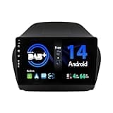 SXAUTO Android 13 [Built-in DAB] IPS Autoradio für Hyundai IX35 (2010-2017) - Eingebaut Carplay/Android Auto - LED Kamera + MIC - 4G+64G - DSP 360-CAM Lenkradsteuerung Fast-boot WIFI - 2 Din 10.1 Zoll