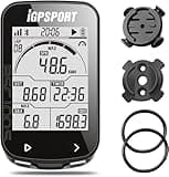 iGPSPORT BSC100S Fahrradcomputer Kabellos, 2.6'' Display Fahrradtacho Kabellos, IPX7 Wasserdicht 40H Wiederaufladbare Batterie Bluetooth5.0 ANT+ (BSC100S)