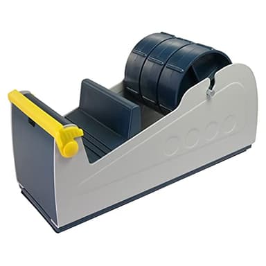 Tischabroller mehrfach | bis zu drei Klebebänder gleichzeitig | mit Metallrahmen und Messerschutz | hochwertig & schwer