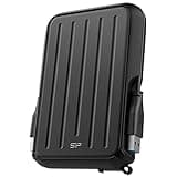 Silicon Power 5TB Game Drive Externe Festplatte A66, kompatibel mit PS5, PS4, Xbox One, PC und Mac, Schwarz