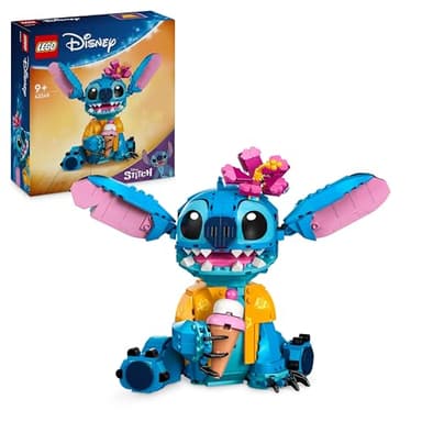 LEGO | Disney Stitch Spielzeug - Figur zum Spielen und Sammeln mit Einer Eistüte und Einer dekorativen Blume - Geschenk für Mädchen, Jungen und Lilo & Stitch Filmfans ab 9 Jahren - 43249