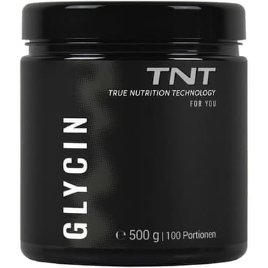 TNT Glycin Pulver (500g) • reines • 5g L-Glycin pro Portion • ohne Zusätze • Aminosäure • Optimal dosiert