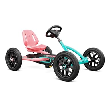 BERG Buddy Lua Pedal GoKart | Kinderfahrzeug, Tretfahrzeug mit hohem Sicherheitstandard, Luftreifen und Freilauf, Kinderspielzeug geeignet für Kinder im Alter von 3-8 Jahren