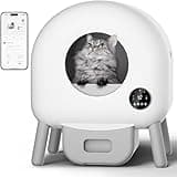 Selbstreinigende Katzentoilette 100L Elektrisches Katzenklo XXL Geruchsbeseitigung APP Steuerung Große Fassungsvermögen Automatisches Katzenklo für Mehrere Katzen