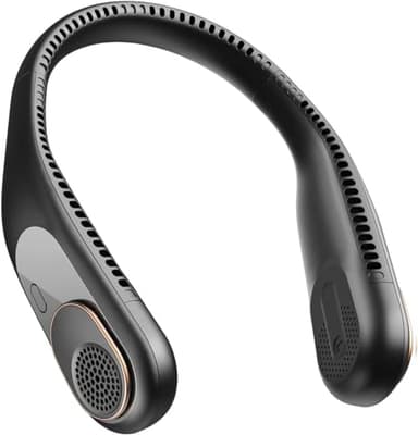 SWEETFULL Nackenventilator Hals Ventilator Tragbarer, 4000mAh akku (bis zu 9 Stunden),Mini USB klein leise, Wiederaufladbarer Tischventilator,handventilator Neck Fan 3 Stufen