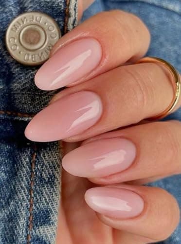 JMEOWIO Nagelfolie UV Härtend Cremerosa UV Gel Nail Strips Nagelsticker Nagelaufkleber Nail Art Dekoration Nageldesign Zubehör