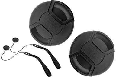 EOS M50 Objektivdeckel Objektivkappe, 49mm,kompatibel mit Canon EF-M 15-45mm f/3.5-6.3 is STM Objektiv, 2 Stück