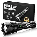 Glarylight Taschenlampe LED Aufladbar, 500000 Lumen Extrem Hell Zoombare Starke Taschenlampen mit 5 Lichtmodi, IPX7 Wasserdicht Schwerlast Flashlight für Outdoor, NotfäLle