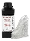 3D-Drucker Harz, Weichheit 60A, simuliert weiches Silikon, Hergestellt in Korea von 3DMaterials (500g, Transparent)