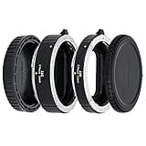 JJC Automatik Makro Zwischenringe (AF) für Makrofotographie 11mm/16mm Set für Nikon Z-Bajonett System-Digitalkamera Z9 Z8 Z7 Z7II Z6II Z6III Z5 Z50II Z30 Zf Zfc und Z Bajonett Objektiv