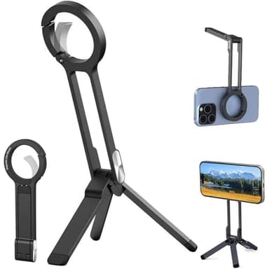 2025 Neues MA38 Magnetisches Handy-Stativ, Magnetisches Smartphone-Stativ Aus Aluminium Für Die Tasche, Faltbarer MiniStativ Für Das Home Office