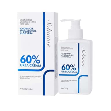 Urea Bodylotion mit 60% Urea Plus 2% Salicylsäure, Bodylotion Trockene Haut, Tiefe Feuchtigkeitsspendende und Schnell Aufnehmende Körperlotion, Body lotion Damen/Herren 300g
