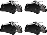 4 Paare Halbmetall Fahrrad Scheibenbremsbeläge für D03S D02S Saint BR-M810 M820 Zee M640 XTR-M9120, Deore XT BR-M8020,BR-MT420 Tektro HD M745 735 725 750 TRP,SL,Slate T4,G-Spec Quadiem
