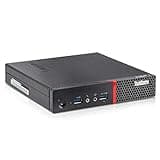 Lenovo ThinkCentre M710q Tiny USDT Intel Quad Core i5 256GB SSD Festplatte 8GB Speicher Windows 10 Pro Business Desktop Computer Mini PC (Generalüberholt)