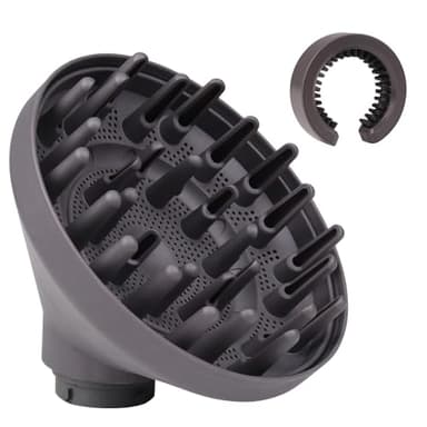 Laymi Diffusor Aufsatz für Dyson Airwrap HS08 HS05 HS01 airwrap aufsatz, mit Filter Reinigungsbürste, umwandelbar für Airwrap Styler in Haartrockner für Gewelltes Lockiges Haar, Umwandlung Curling