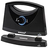SEREONIC Tragbarer Kabelloser TV Sprachverstärker – Hörverstärker Fernseher für Senioren – Sprachverstärker kabellos mit 30m Reichweite – TV Lautsprecher für Senioren – Ideal für besseres Hören