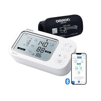 OMRON X7 Smart AFib Oberarm-Blutdruckmessgerät | Vorhofflimmern-Screening bei jeder Blutdruckkontrolle zu Hause | Klinisch validiert | 2 Benutzer | Intelli Wrap Manschette 22–42 cm | kostenlose App