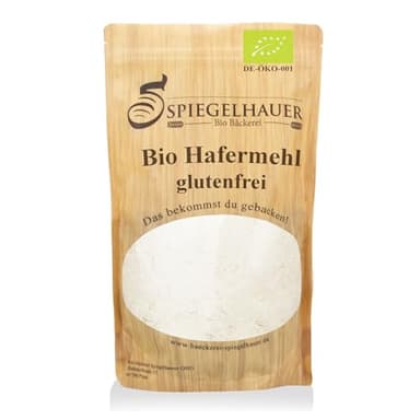 Bäckerei Spiegelhauer Bio Hafermehl glutenfrei 1 kg glutenfreis Mehl aus Hafer