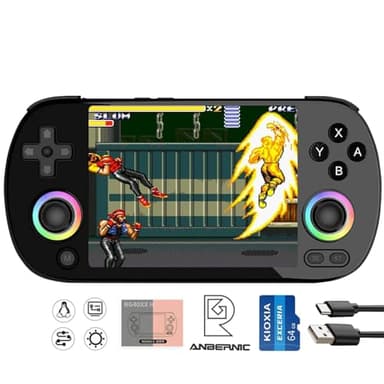 Airuidas RG 40XXH Handheld Game Console rg40xxh 4.0'' IPS Screen Supports 5G WiFi Bluetooth HDMI and TV Output New Emulator RG40XX H