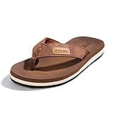FITORY Herren Flip Flops Surfen Zehentrenner Sports Sandalen Beach/Pool Pantoffeln Tan Gr.44