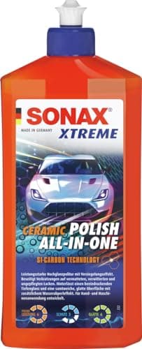 SONAX XTREME Ceramic Polish All-in-One (500 ml) beseitigt Verkratzungen auf vermatteten, verwitterten und ungepflegten Lacken | Art-Nr. 02472000
