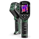 AMPBANK Wärmebildkamera 240x240 TISR IR-Auflösung, 24-Stunden Akkulaufzeit Handheld Wärmebildkameras, 25Hz Bildwiederholrate, -20℃ bis 450℃, H128 Kompakte Thermal Camera mit Temperaturalarm, IP65