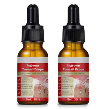 Eingewachsene Zehennägel Behandlung - 2 * 30ml Eingewachsene Zehennägel - Nagelhautpflege Öle für eingewachsene Zehennägel 60ml