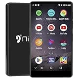 MP3 Player mit Spotify,Kinder MP3&MP4 Musik Player mit Bluetooth und WLAN,Amazon Musik,YouTube,Audible,4.0" IPS Android Player mit Lautsprecher,bis zu 1TB (16GB+64GB SD Karte, Schwarz, 4 Zoll