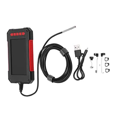 Telituny P40 Industrie Endoskop, 3.9mm Inspektionskamera mit 4.3" LCD Display, 1080P HD Borescope, IP67 Wasserdicht für Motorinspektion, Rohrreinigung (5m)