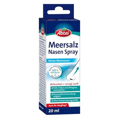 Abtei Meersalz Nasenspray - Befeuchtet & reinigt die Nase sanft, 20ml