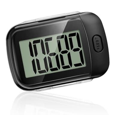 Schrittzähler zum Gehen mit abnehmbarem Clip und Umhängeband, genaue Schritt-Tracker für Männer, Frauen und Kinder