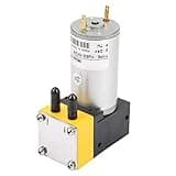 Nikou Membran Pumpe, 24V 0,4-1l/min Miniatur Membran Pumpe Vakuumpumpe Selbstansaugend Wasserpumpe Regenfasspumpe für Luft/Flüssigkeit, 8,5x3,3cm