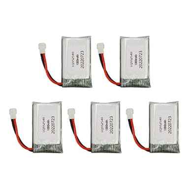 5 Stück 952540 3,7 V 1000 MAh Drone Lipo Akku für Syma X5 X5C X5SC X5SW TK M68 CX 30 K60 905 V931 RC UAV Quadcopter Drone, RC Drone Ersatzakku
