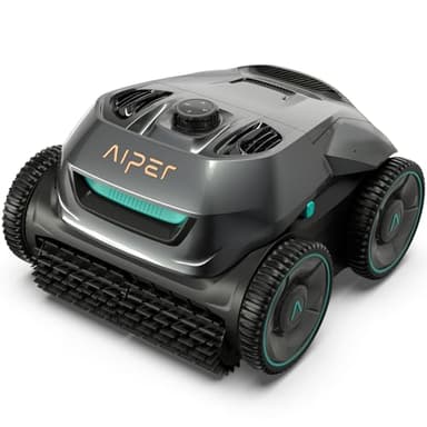 AIPER ZT6002 Poolroboter Boden und Wand, Quad-Motorensystem, WavePath Navigationstechnologie, 3 Reinigungsmodi, 18500 LPH, Poolsauger Akku Kabellos, Poolreiniger für Eingelassene Pool bis zu 150㎡