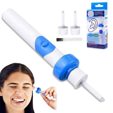 Ohrenschmalz Entferner, Oroclear Earwax Sucker Ohrenreiniger, Sicheres und Weiches Silikon Ear Cleaning kit mit 2 abwaschbaren Ersatzköpfen, Geeignet für Kinder und Menschen