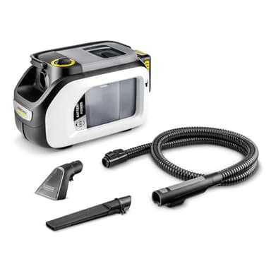 Kärcher SE 3-18 Compact Home, Akku-Waschsauger, Weiss (Extra Wasch-und Fugendüse zur Polsterreinigung, 75 mm Arbeitsbreite, Durchspülfunktion, Autoreinigung, ohne Akku und Ladegerät)