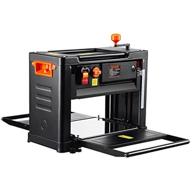 VEVOR Dickenhobelmaschine 2000W Leistung Dickenhobel 3 Hobelmesser Hobelmaschine Zwei Geschwindigkeiten 23500U/min Hobelbreite 33cm Schnittstärken 15cm Tischhobelmaschine Ideal zur Holzbearbeitung