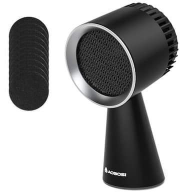 AAOBOSI Mini Dunstabzugshaube,Tragbare Abzugshaube mit Austauschbarem Filter,Mobile Abzugshaube mit 3 Geschwindigkeiten,Desktop Dunstabzugshaube für BBQ,Kochen,Hot Pot,Camping,Wohnmobil,Küche,Wohnung